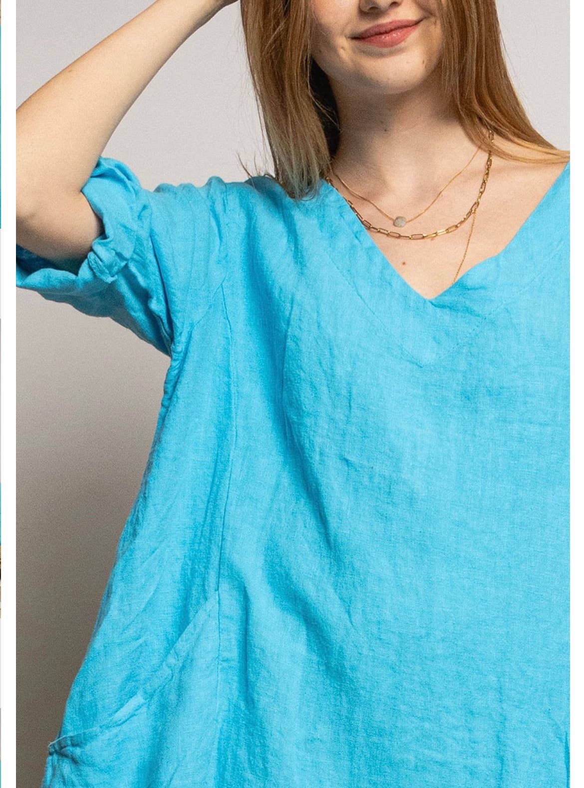 LINEN & COTTON HOUSE – wholesale Dress – Women's – 277 DRESS IN LINEN SPRING SUMMER CLOTHING6