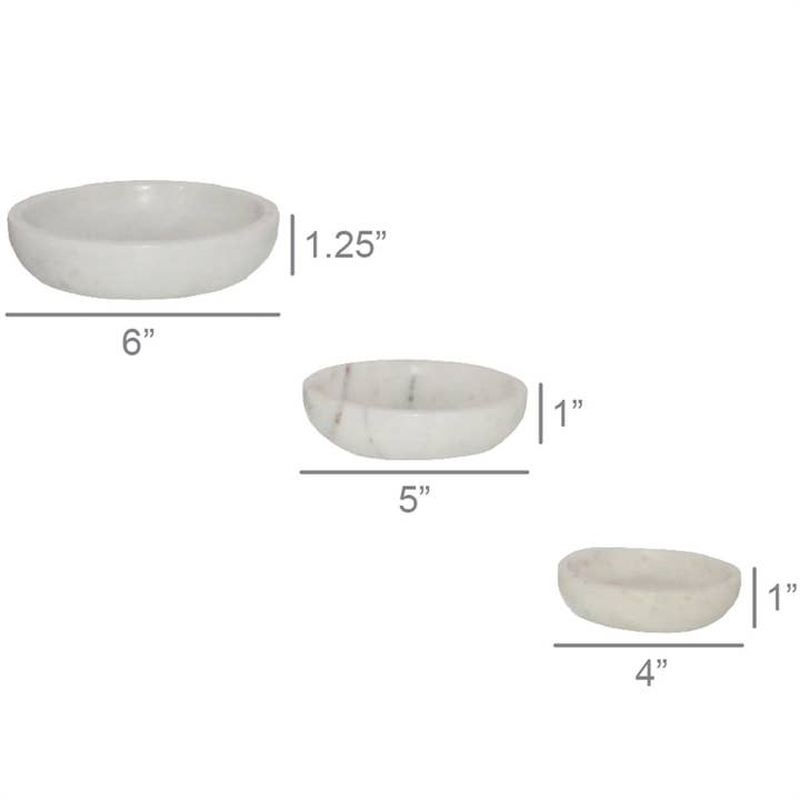 HomArt – wholesale Serving bowl – Mercer Marble Bowls, Set of 31
