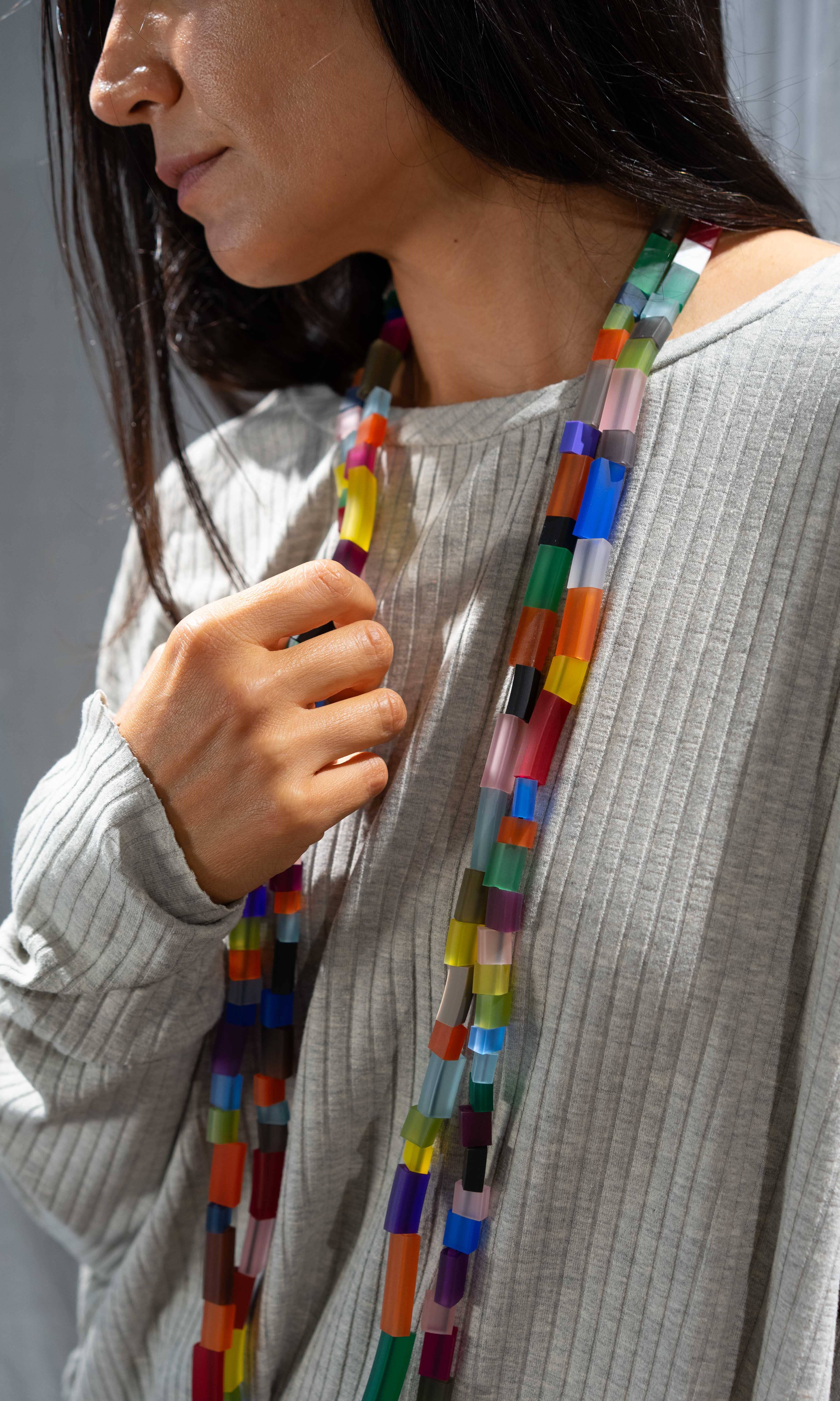 Rosalba Galati SRL - Wholesale Y-Neck/Lariat Necklace - LONG MOSAIC5