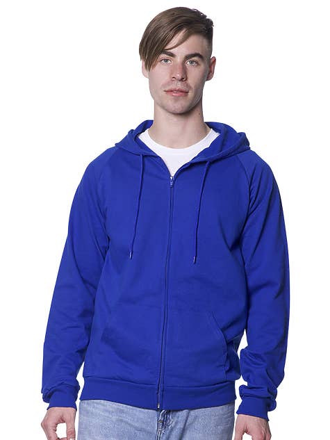 Royal Apparel - Wholesale Hoodie - Men's - Unisex Organic Cotton Full Zip Hoodie3