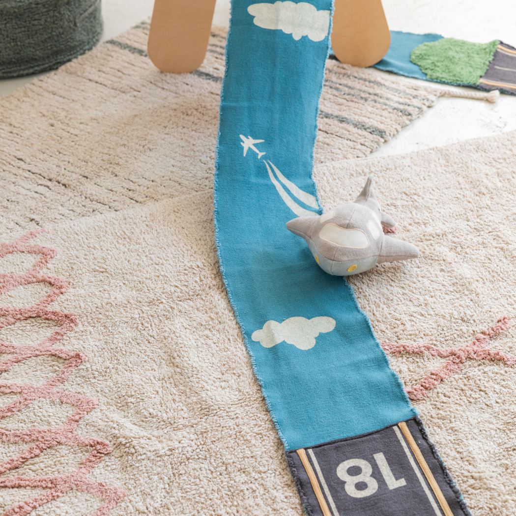 Grey Natural Light blue Green Dark grey Ride & Roll Airplane for wholesale on Faire3