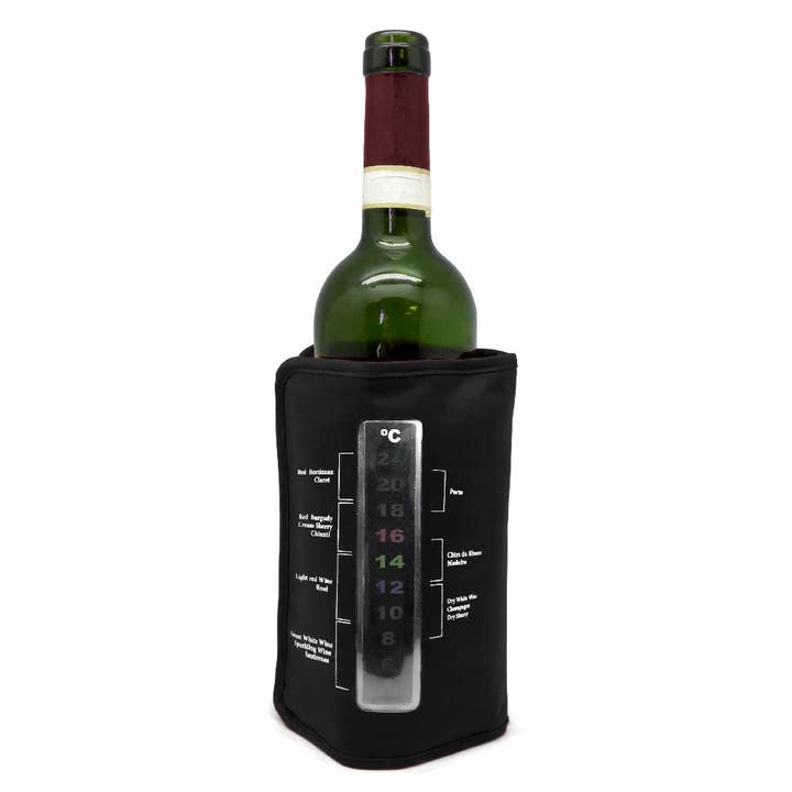Housse rafraîchissante avec thermomètre élastique pour la vente par Vin Bouquet (Find It Import & Export Sl)