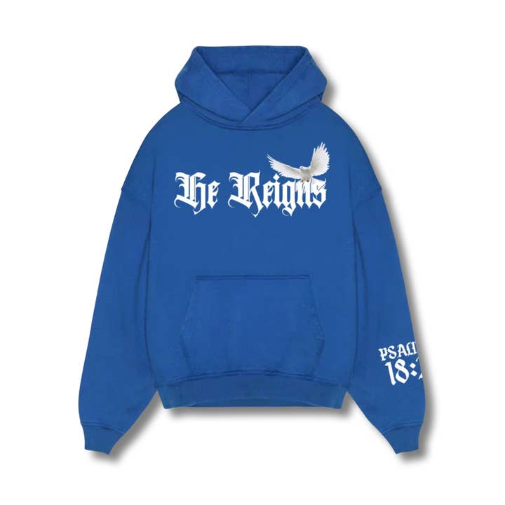 He Reigns Hoodie for wholesale by Kept Clothing Brand