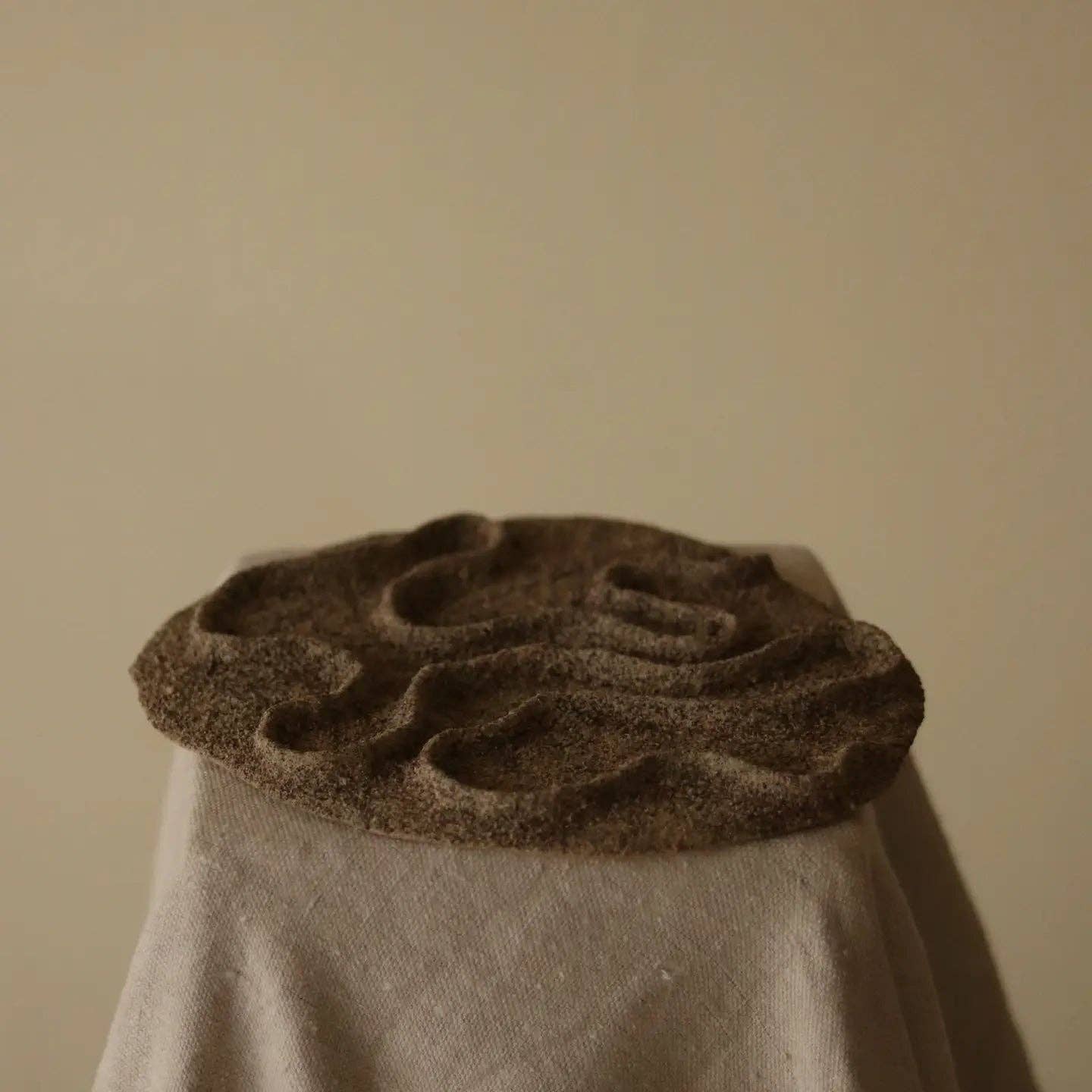 Of The Earth - Wholesale Decorative Plate/Dish/Bowl - 9” Gathered Earth Sculptural Dish1