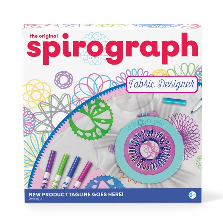 Play Monster - Wholesale Craft Supplies - Spirograph Fabric Designer - Kids Spirograph - Doodle Art Journal - Retro Gift0