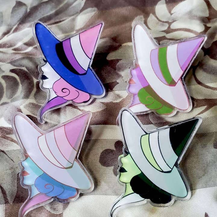 Joan of Art - Wholesale Lapel Pin/Button - Pride Witches - Acrylic Pins