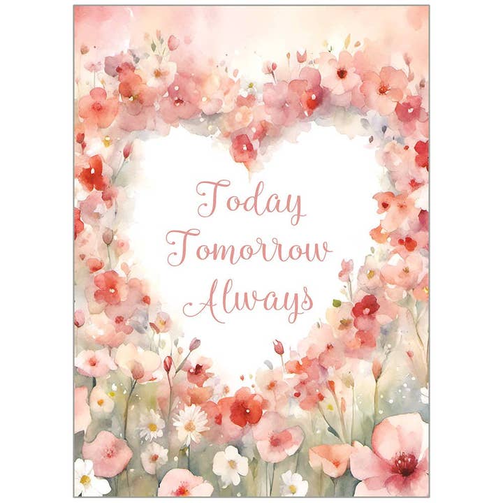 Today, Tomorrow, Always - Wedding Card for wholesale by Legacy