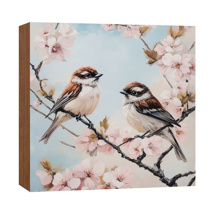 Spring Tabletop Decor - Floral Bird Nature-Inspired Accent for wholesale by LifeSong Milestones