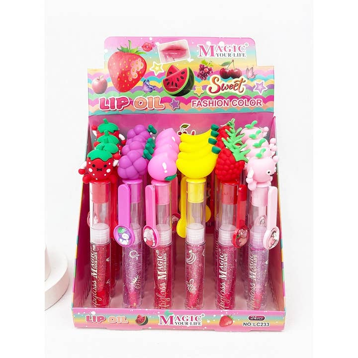 MIX COLOR Sweet Fruit Lip Oil for wholesale on Faire