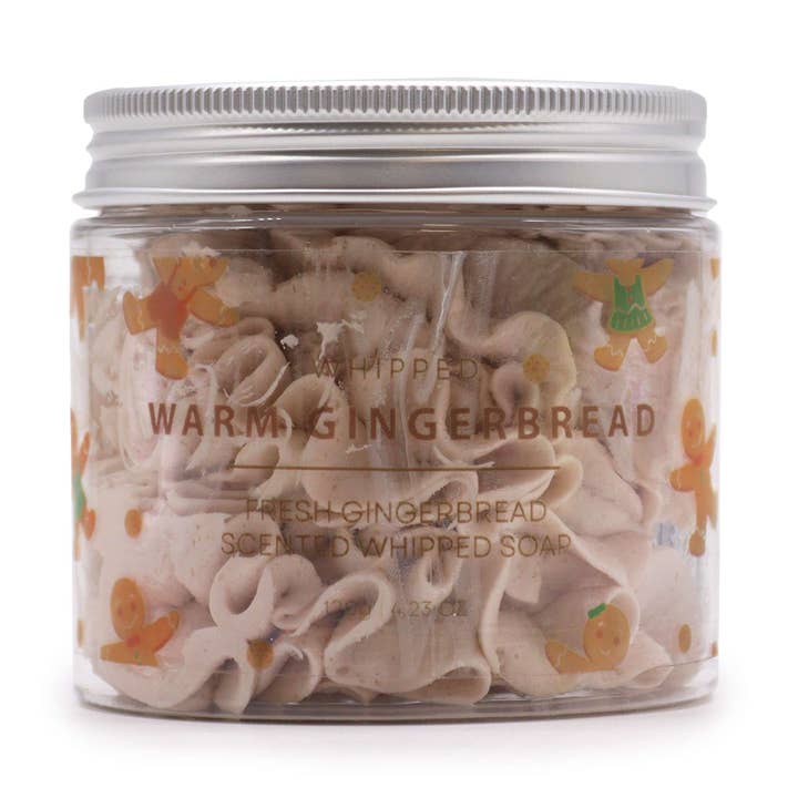 Warm Gingerbread Whipped Cream Soap 120g for wholesale by Ancient Wisdom