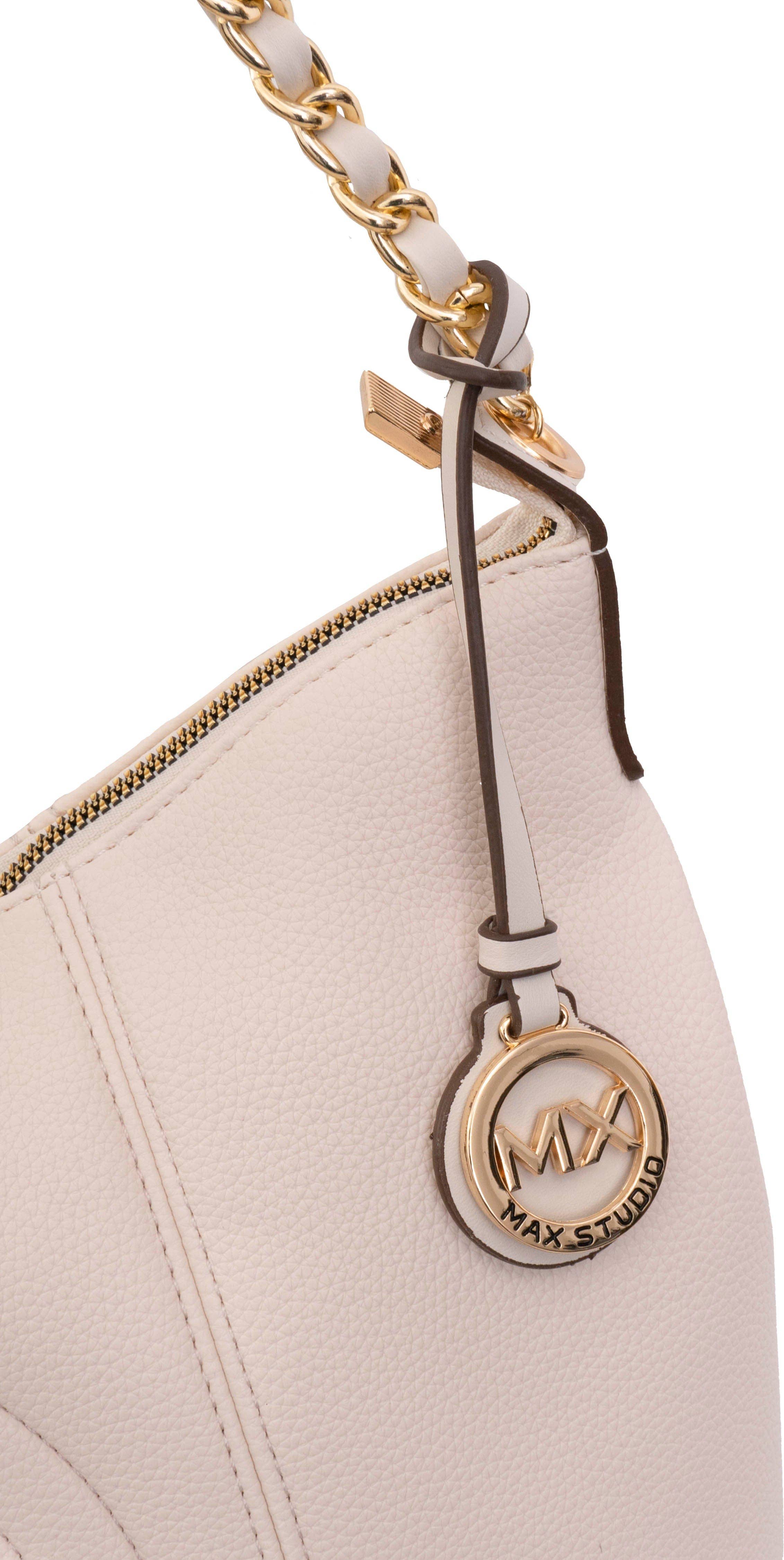 Magid – wholesale Shoulder bag – women's – Max Studio Pebble Grain Top Chain Handle Slouchy Hobo Handbag21