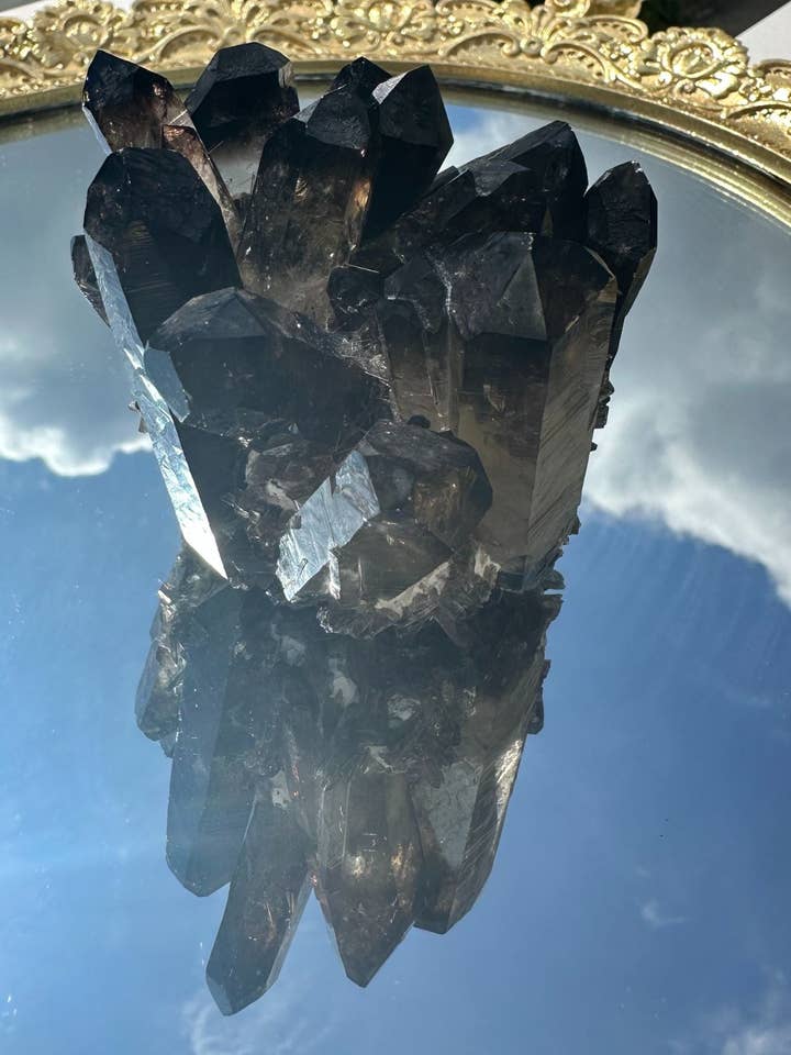 Miz Casa & Co Sort Kvarts Klyngekrystal for engroshandel hos Izoa pty ltd