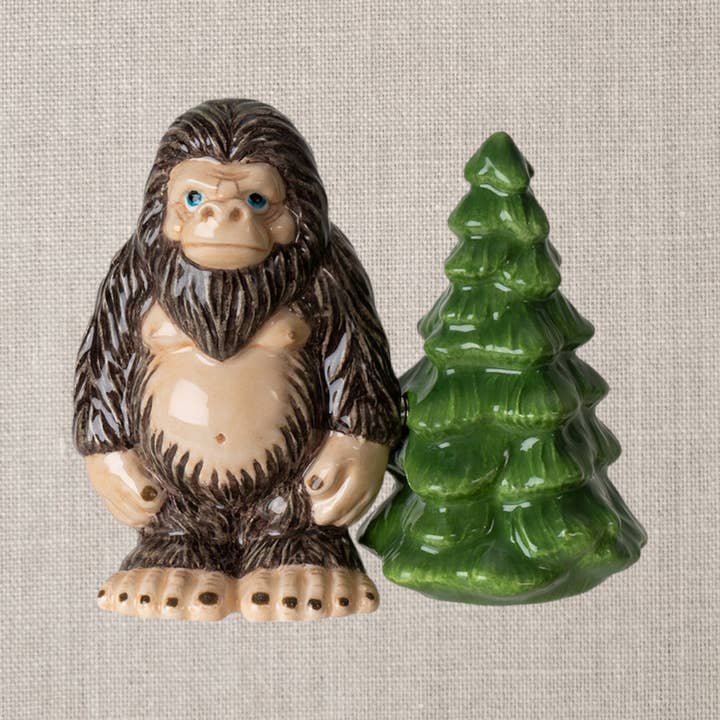 Pacific Trading - Vente Ensembles salière et poivrière - Ensemble de salières et poivrières en céramique Bigfoot