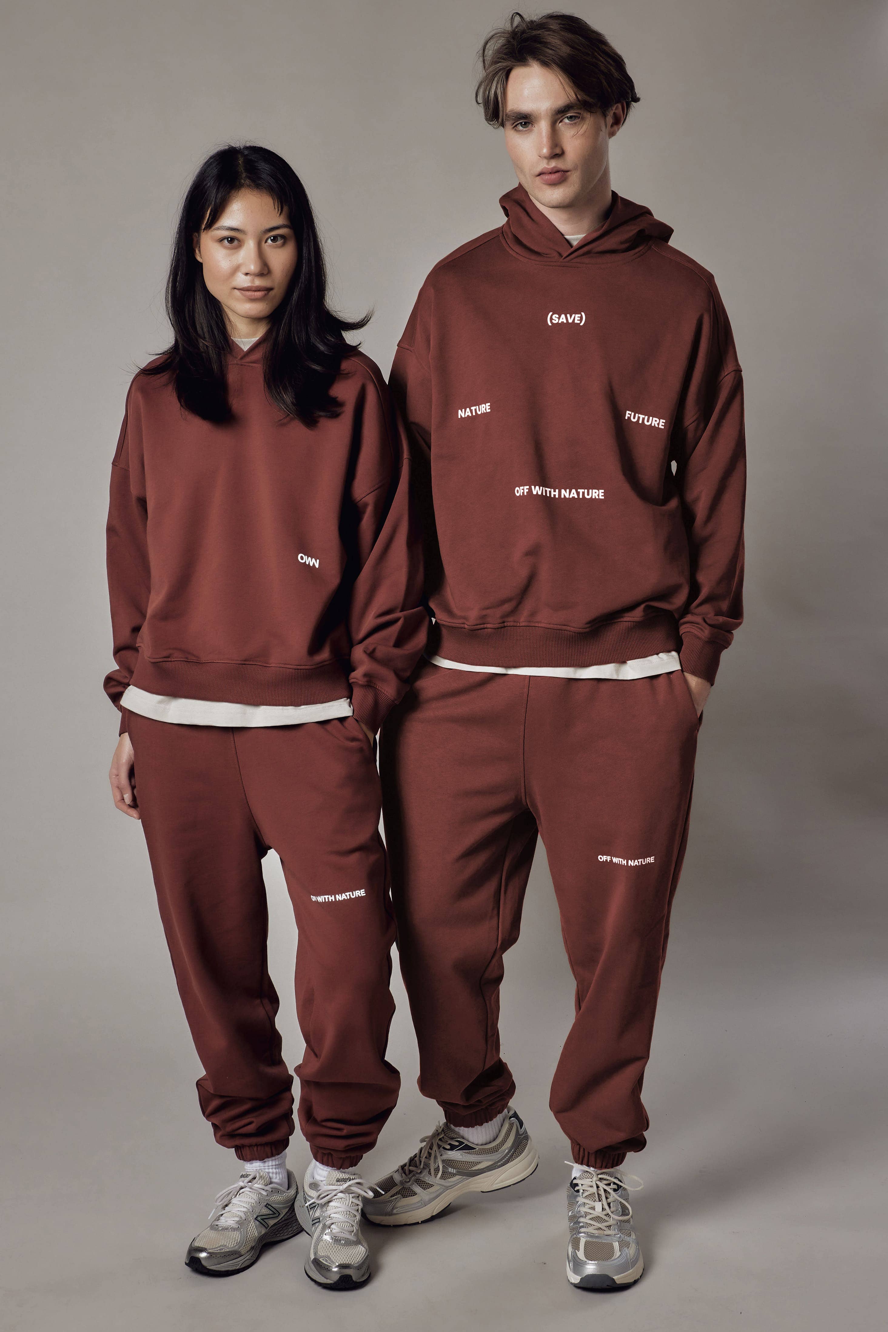 OWN OFF WITH NATURE – Hoodie - Homem por atacado – Camisola com Capuz Loose Fit4