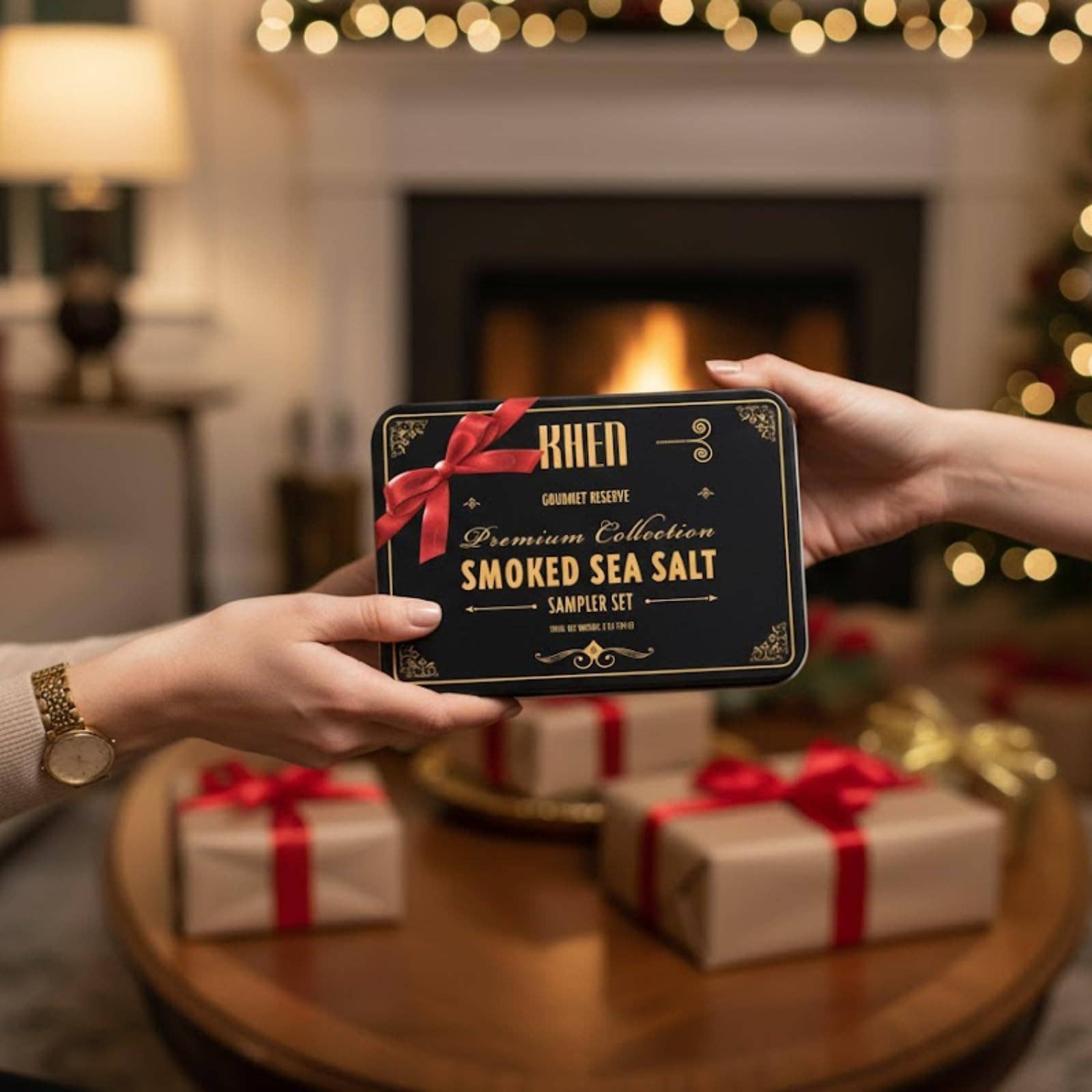 The Wine Savant /  Khen Glassware - Wholesale Salt - Smoked Sea Salt Sampler Set – 5 Gourmet Varieties4