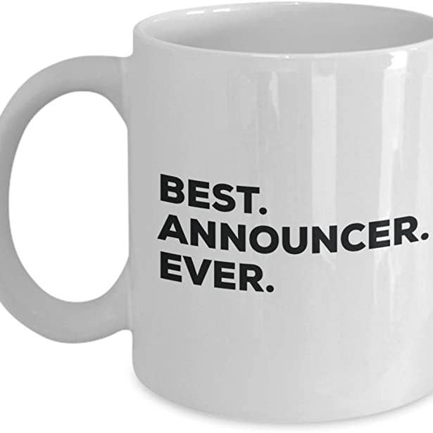 CustomHappy - Wholesale Coffee Mug - Best Announcer Ever Mug, Best Announcer Ever Gifts