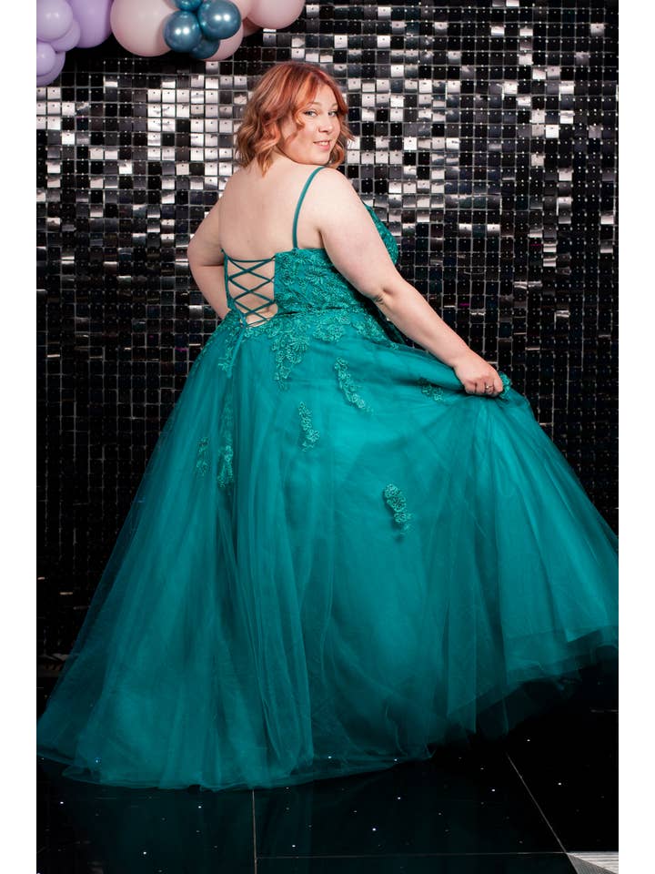 Farrah Jade Plus Size Ballgown FINAL STOCK for wholesale on Faire