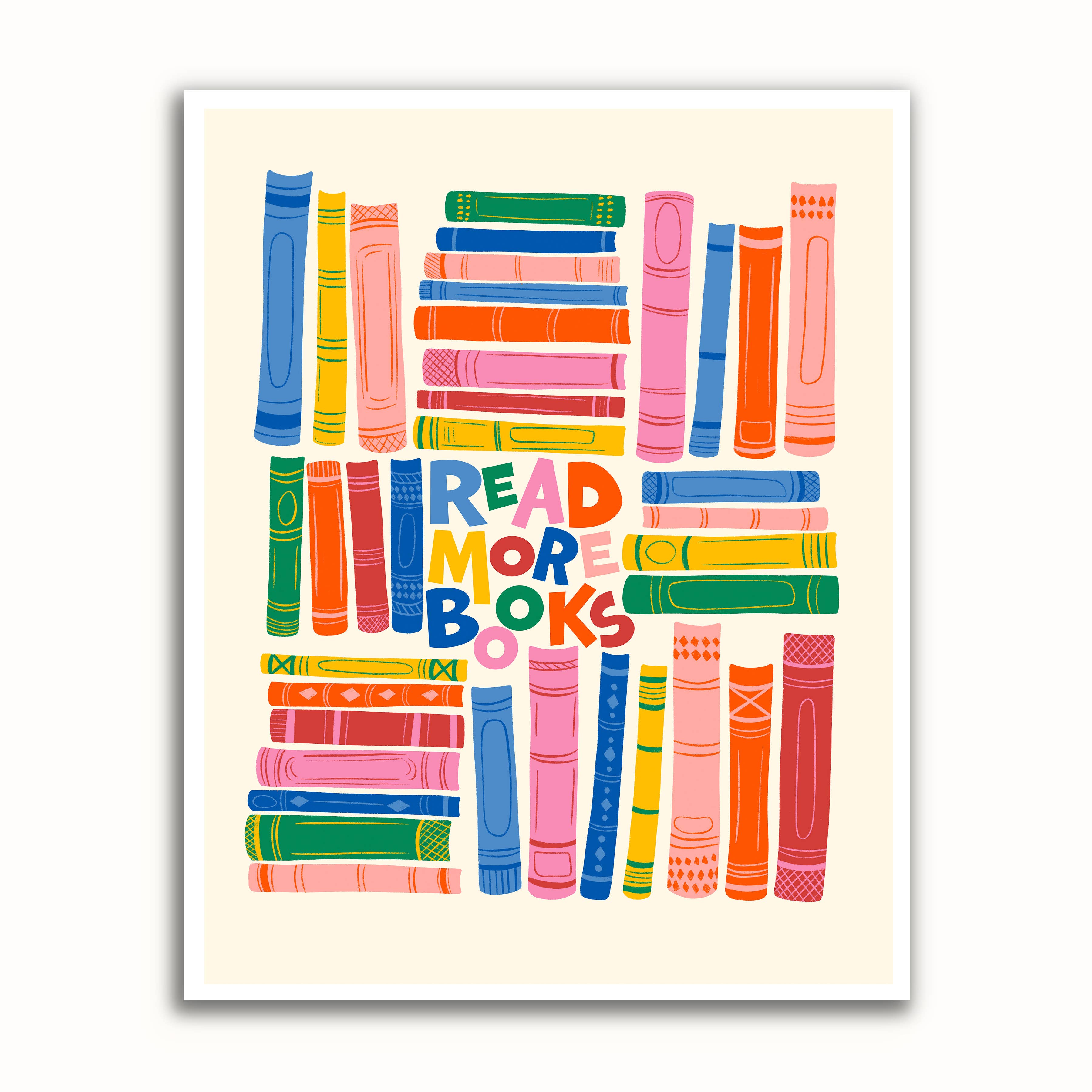DorothyDear - Wholesale Art Print - Kids & Baby - Read More Books Wall Art Print6