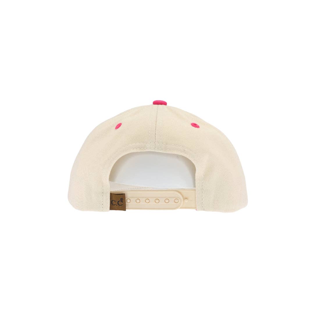 Mint KIDS Two Tone Canvas C.C Trucker Hat KDTCM0002 for wholesale on Faire1