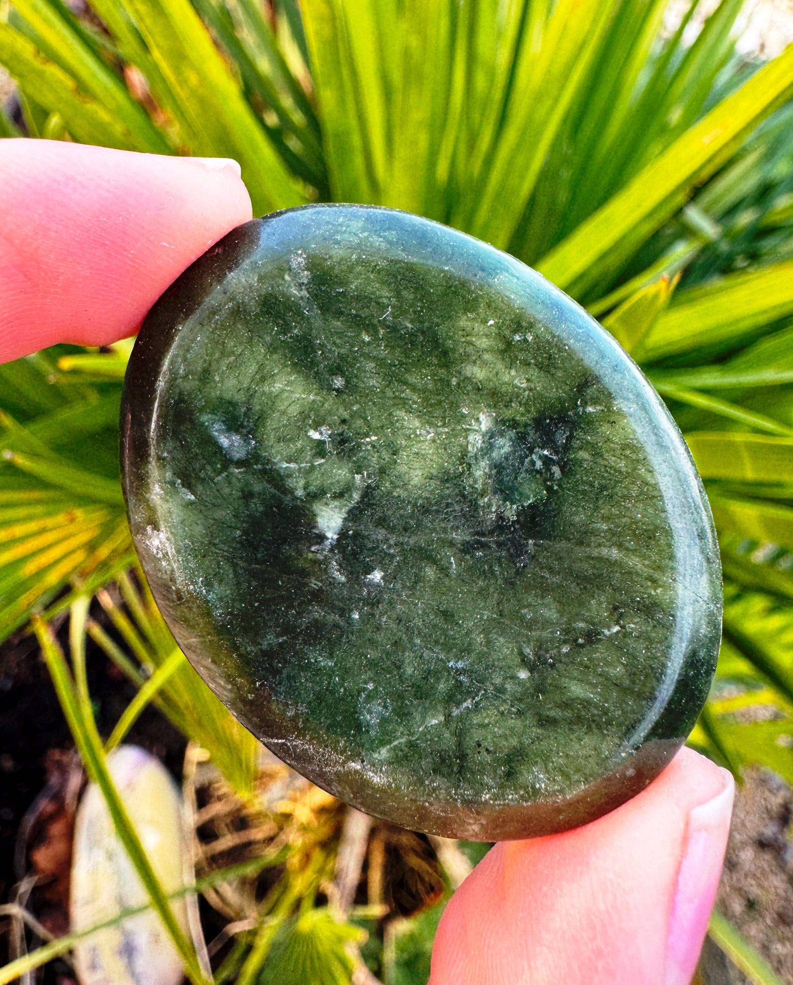 Elf Kendal Hippies – Pedra/cristal espiritual por atacado – Pedra de preocupação de cristal, pedra de polegar de cristal, gema calmante por Elf21