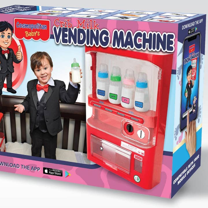 Prank Gifts Inc. – wholesale Gag gift/novelty gift – Crib Milk Vending Machine Prank Gift Box - Prank Gifts Inc.