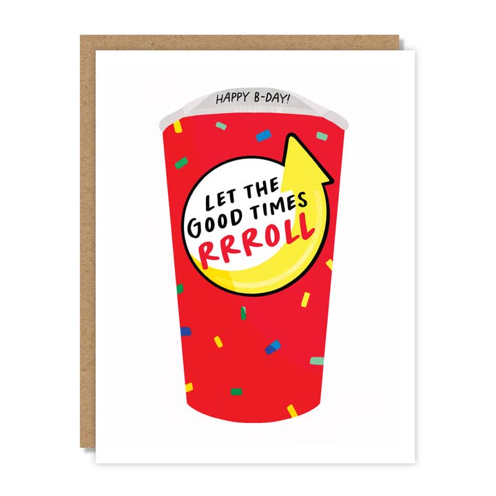 Let the Good Times Roll Card for wholesale by Tiny Buffalo Designs Co.