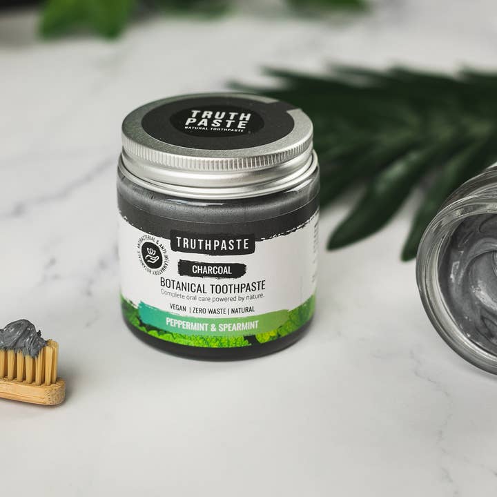 Truthpaste - Wholesale Toothpaste - Activated Charcoal zero-waste toothpaste. Fluoride free