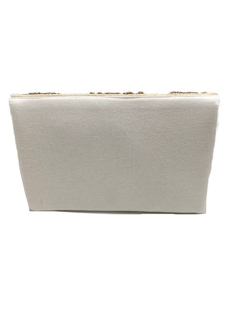 Ole - Vente Pochette – femme - Pochette à perles fait main avec motif floral vert LAC-SS-1918