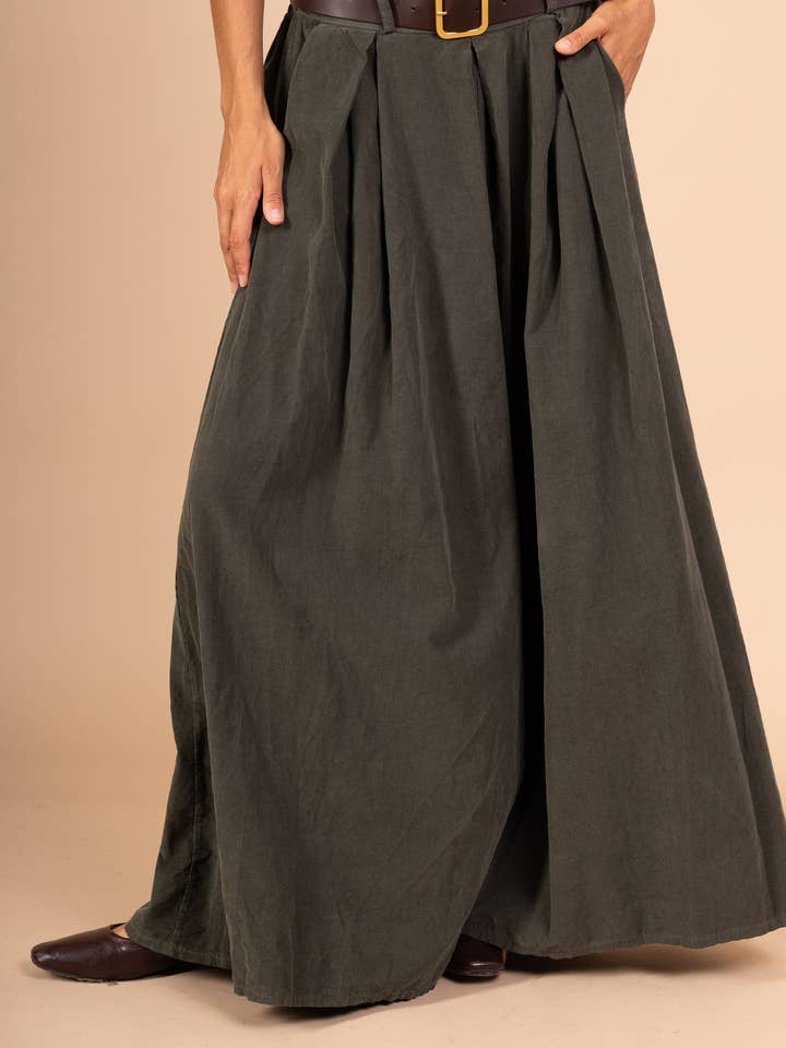 Pépouz' Paris - Wholesale Pants - Women's - Corduroy cotton palazzo pants PPN25517