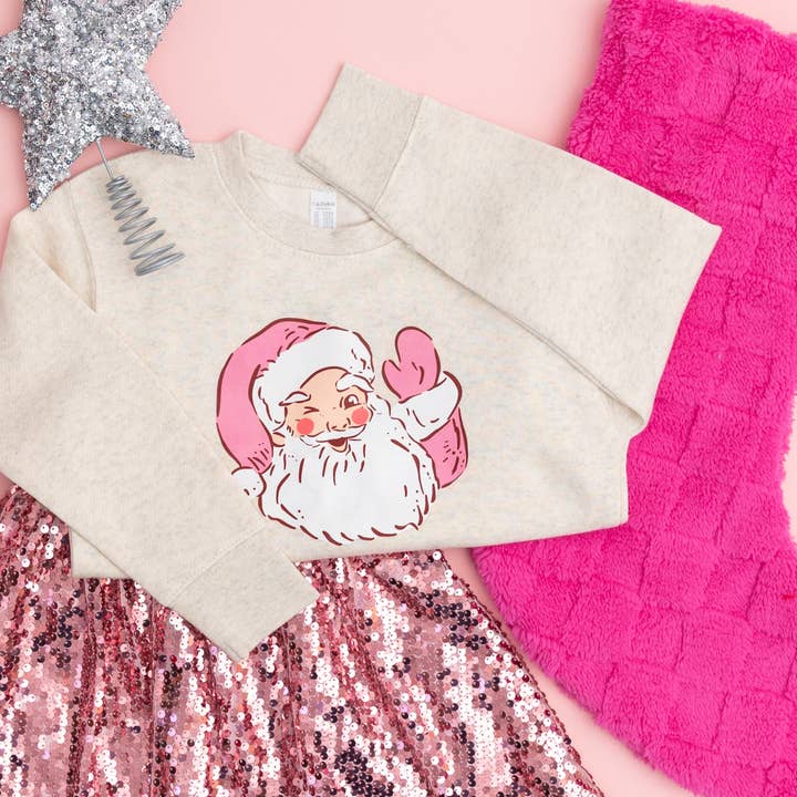 Benny & Ray Apparel - Wholesale Sweatshirt - Kids - Santa Claus Merry Christmas Kids Sweatshirt 8