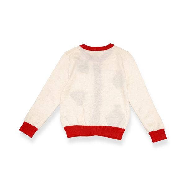 Doe a Dear - Wholesale Cardigan - Kids - A50 1985 Ladybug Wooly Cardigan
