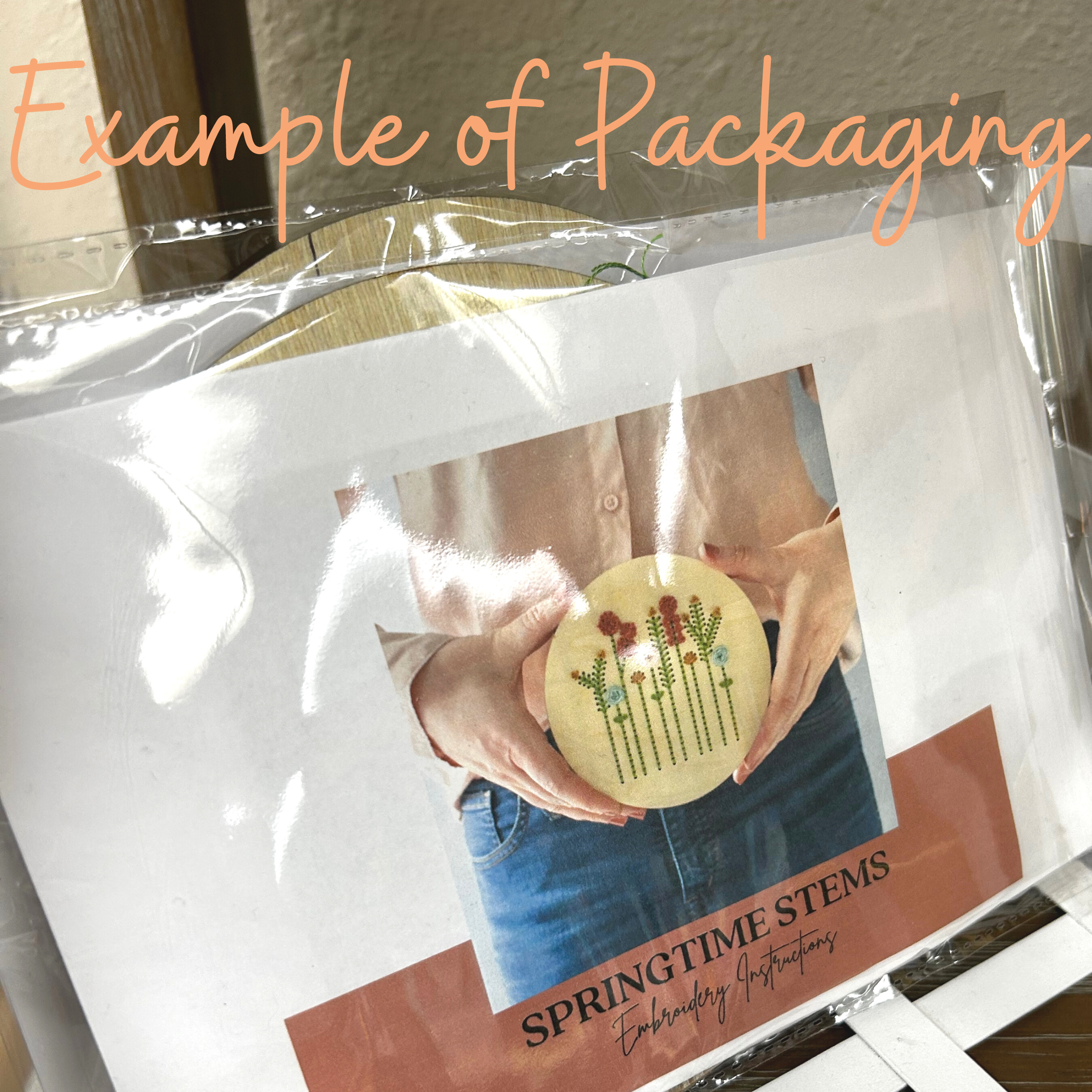 The HNB House - Vente Kit de bricolage - Kit de broderie sur bois - Lapin de printemps DIY4