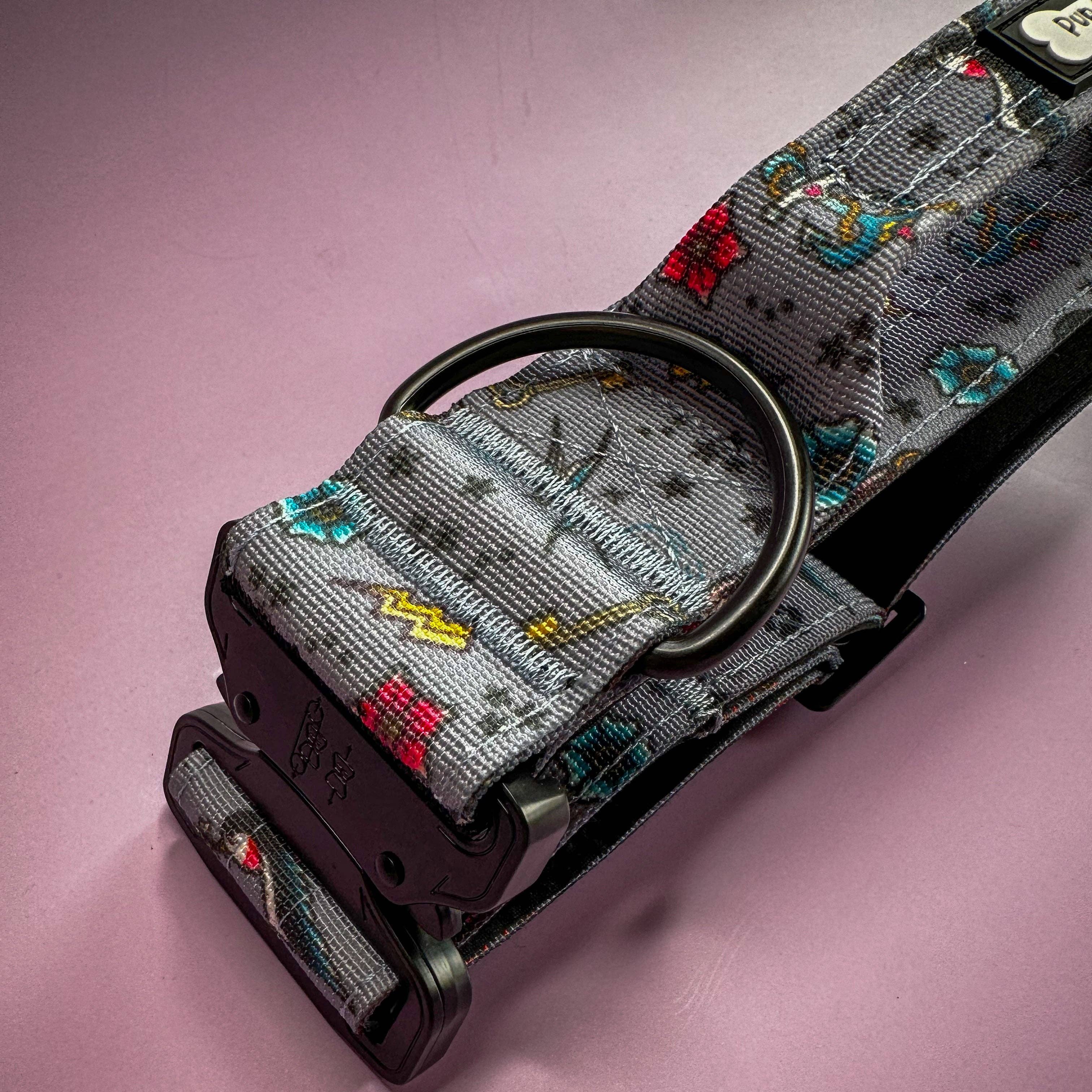 Pup Chic Boutique - Wholesale Pet Collar - Dog - Artful Dogster Tuff Stuff dog collar - tactical dog collar with handle2