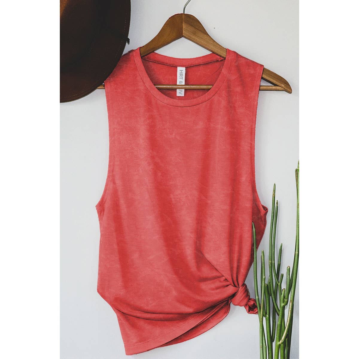 HRTandLUV - Venta al por mayor Camiseta sin mangas - Mujer - CAMISETA SIN MANGAS CON LAVADO MINERAL3