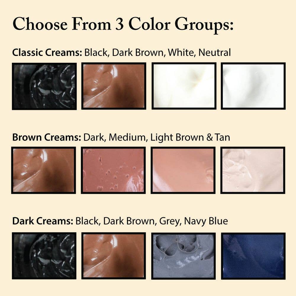 Black FootFitter Shoe Shine Brush & Polishing Set - Classic or Browns for wholesale on Faire7