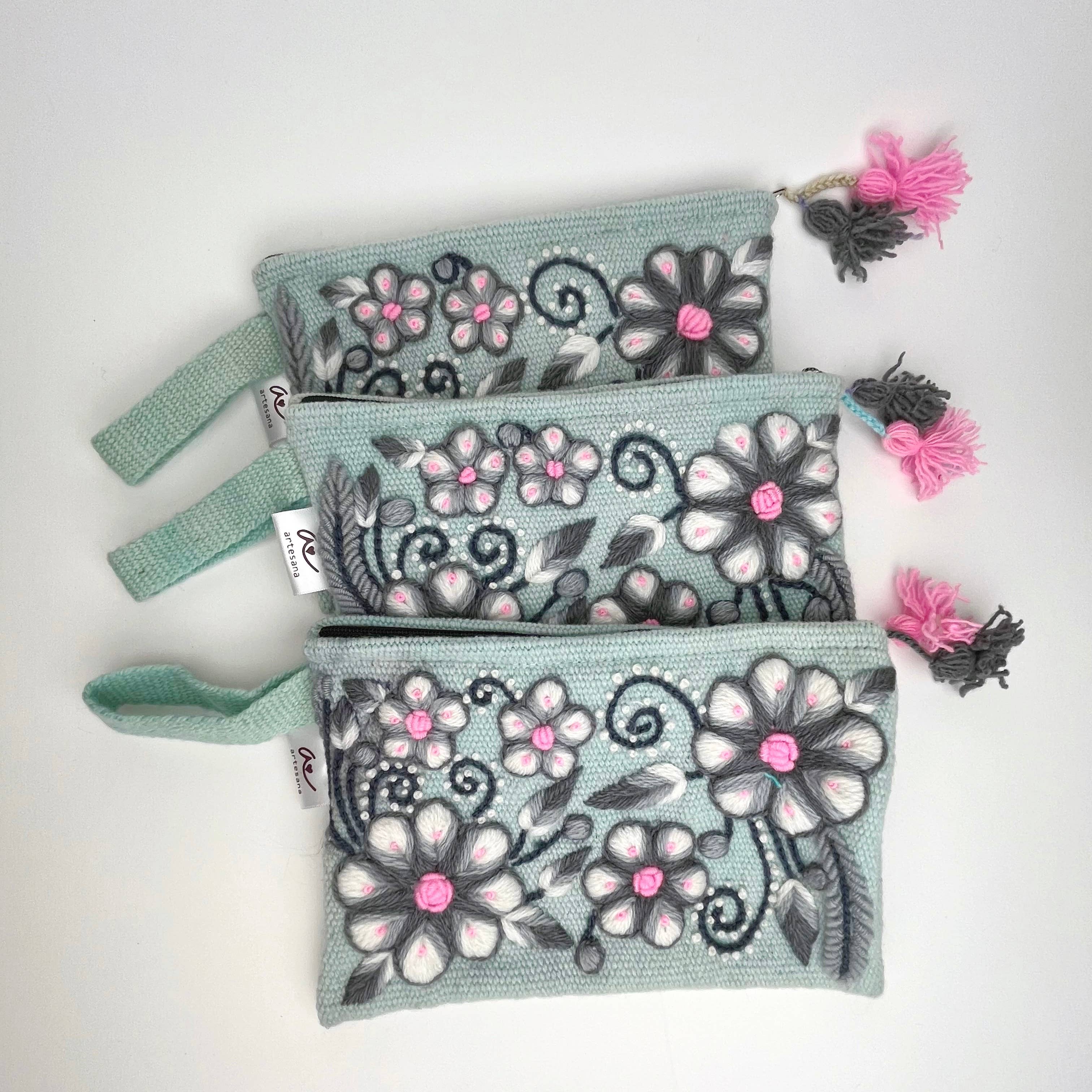 Artesana Love - Wholesale Pouch - Women's - Florencia Hand Embroidered Pouch1