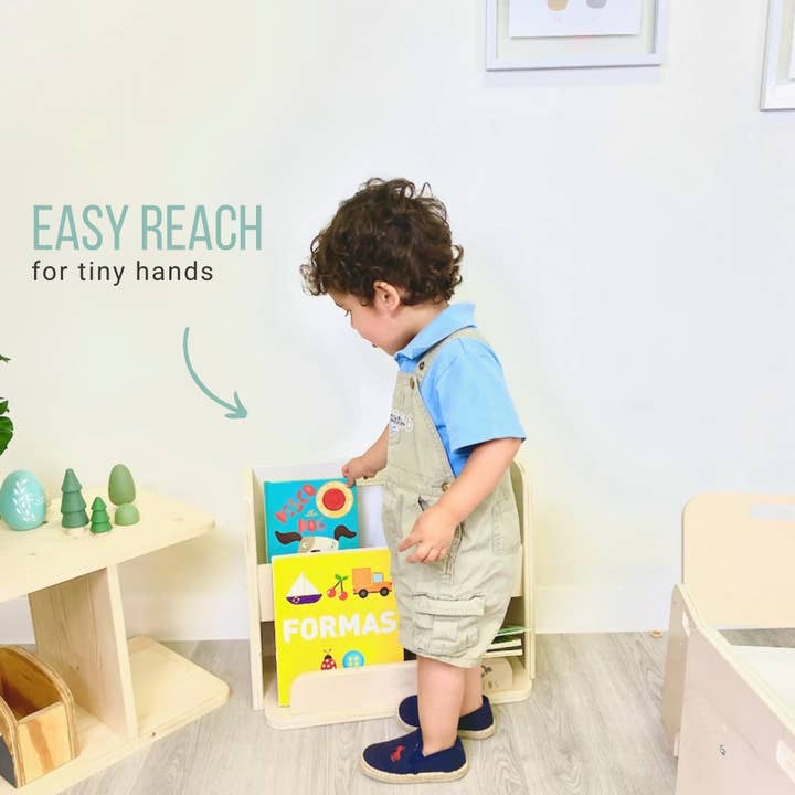 Sapiens Child – wholesale Bookcase – GUAVA - Montessori Bookshelf