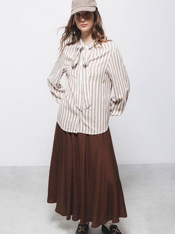 Lanidor - Wholesale Skirt - Women's - Plain Skirt (400538-19)1