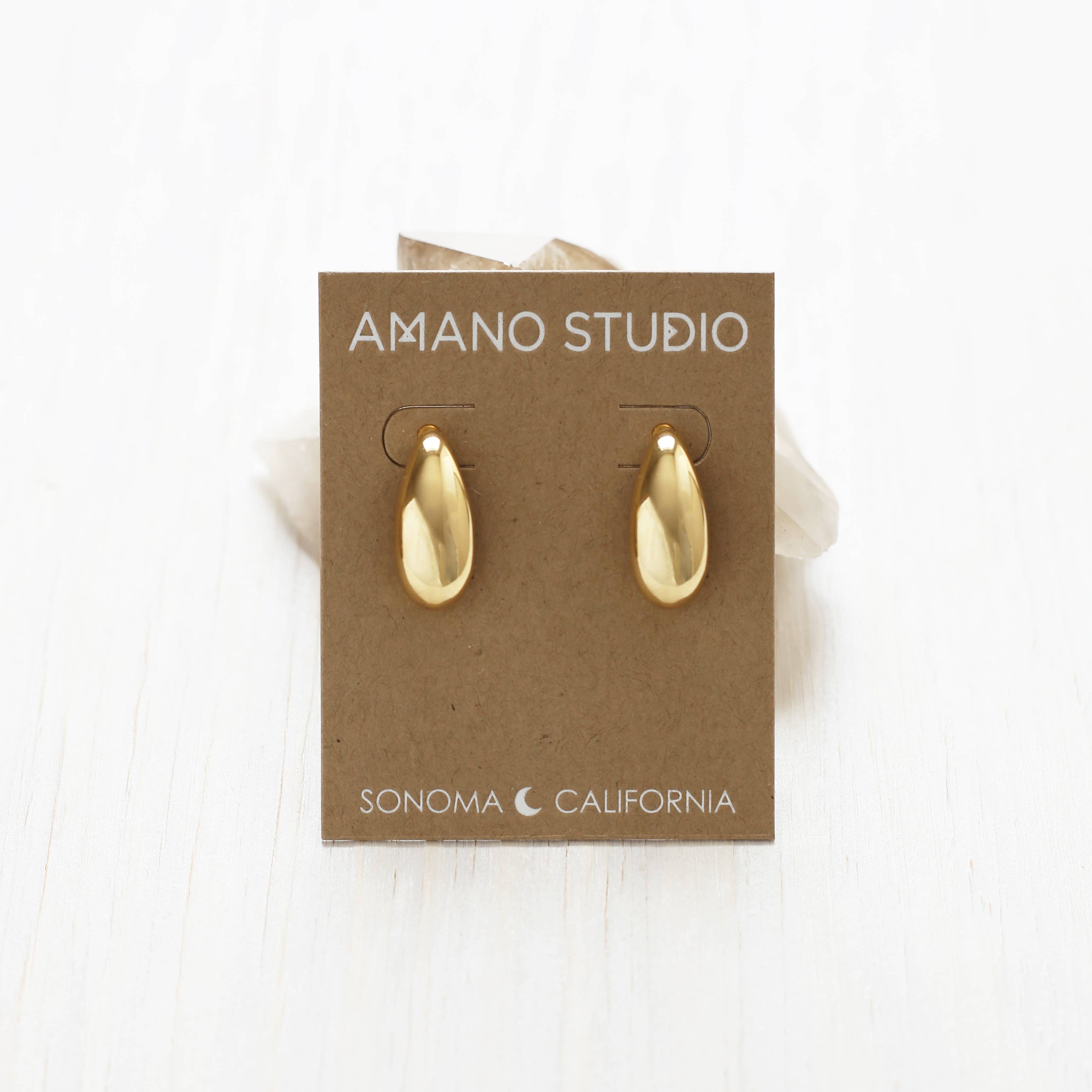 Amano Studio - Wholesale Stud/Post Earrings - Raindrop Stud Earrings3