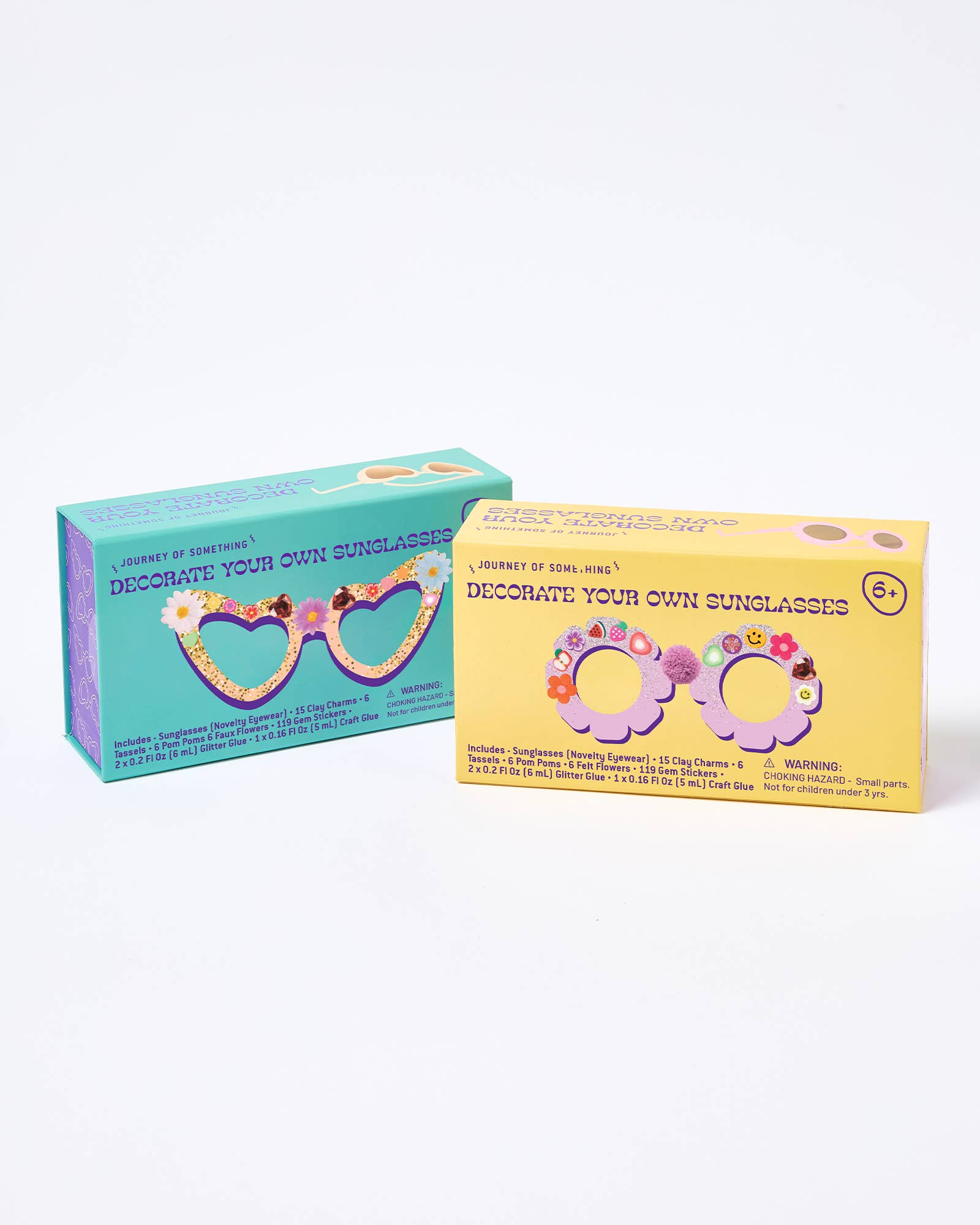 Journey of Something USA - Wholesale DIY Craft Kit - Kids - Decorate Your Own Flower Sunglasses Kit1