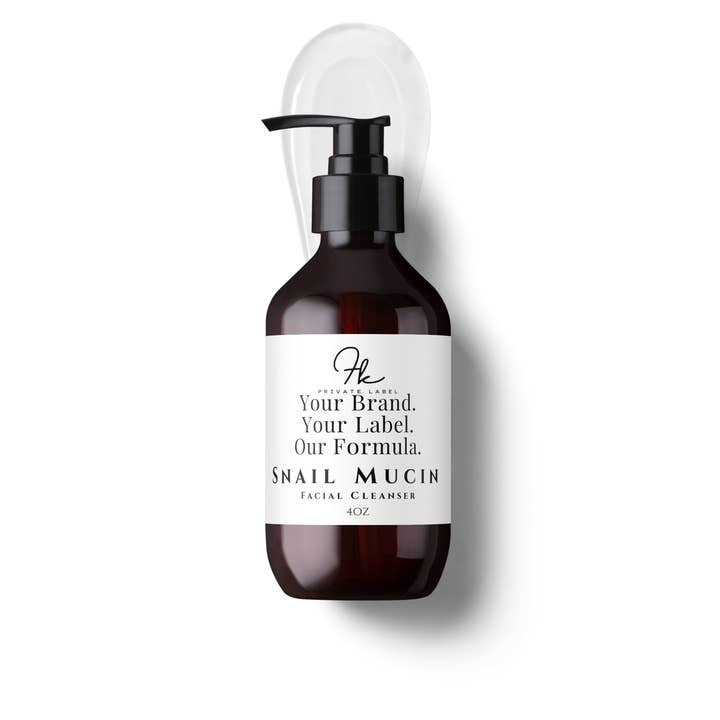 Snail Mucin Cleanser for wholesale by FK Private Label Labs