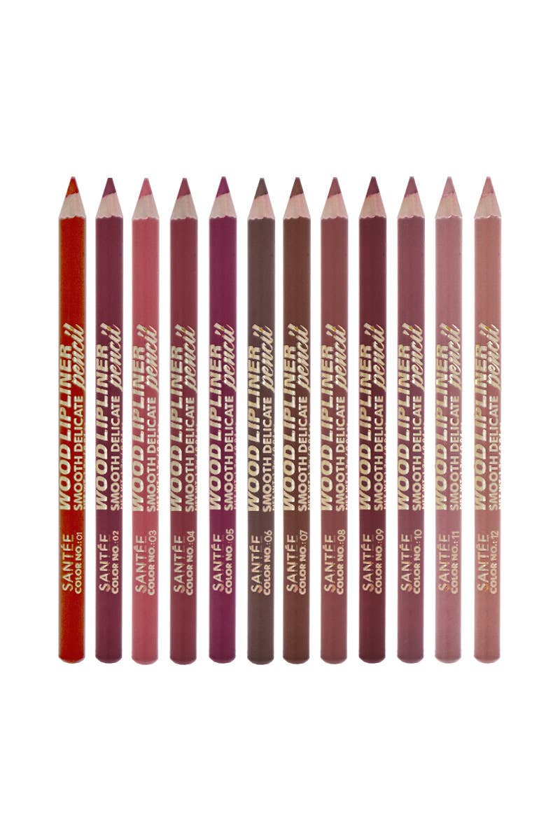 PINEAPPLE Beauty - Vente Crayons à lèvres/crayons - Présentoir de crayons à lèvres en bois Santee STL101 - 1444