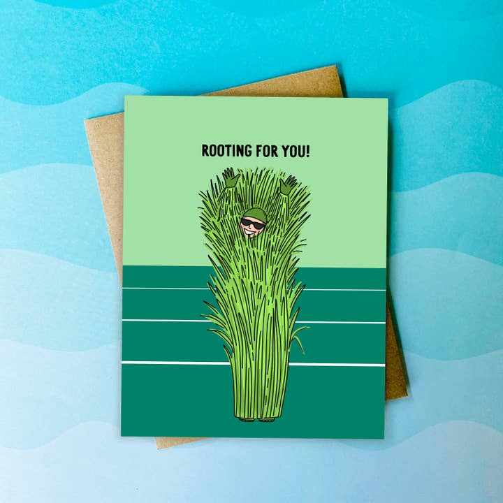 A Torcer Por Ti Cartão de Encorajamento Engraçado de Cultura Pop por atacado de Top Hat and Monocle