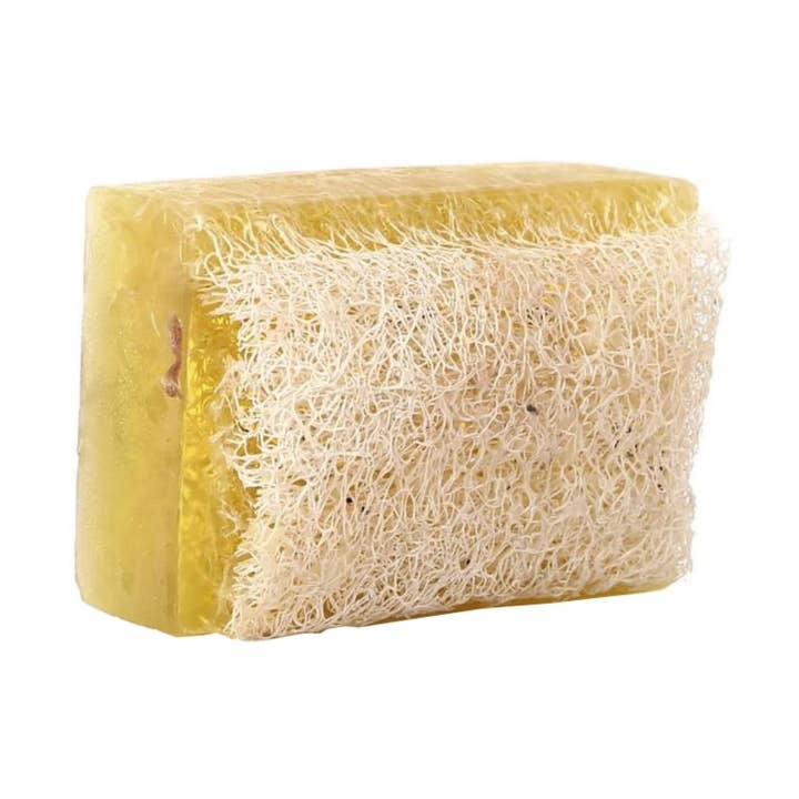 Savon Laurel avec Loofah pour la vente par Kyble Soaps