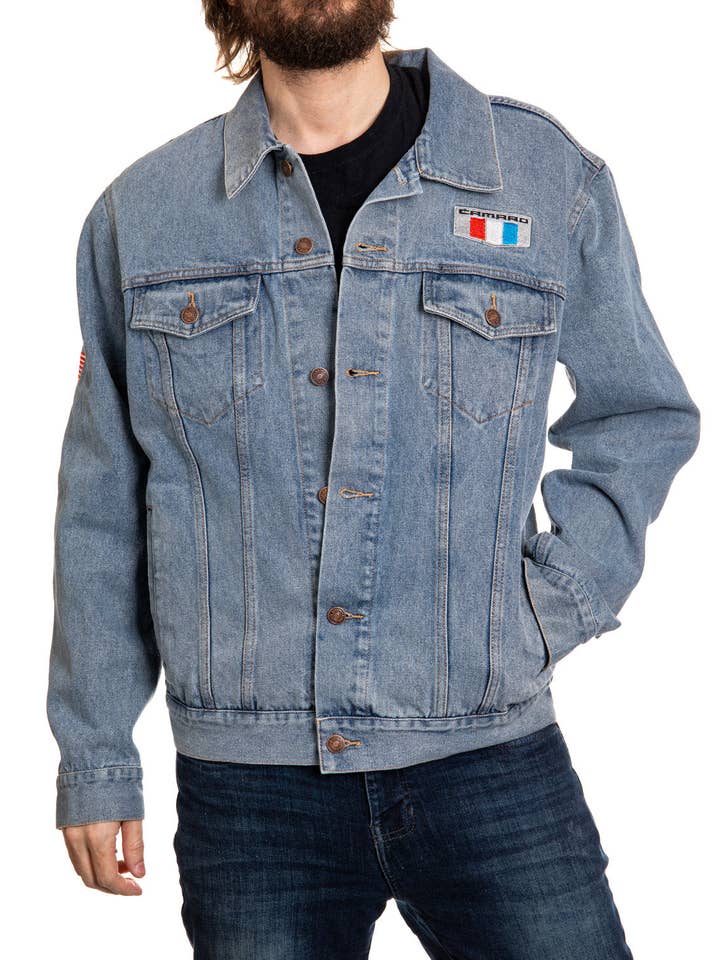 Camaro Denim Jean Jacket for wholesale by Calhoun Sportswear