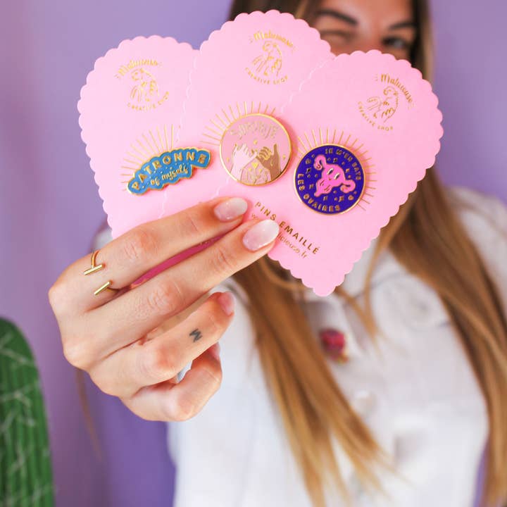 MALICIEUSE - Wholesale Brooch - Pins I Don't Give a Damn2