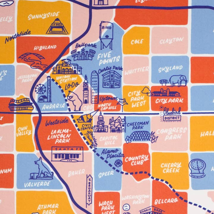 Little Known Goods - Wholesale Map - Denver Colorado Map6