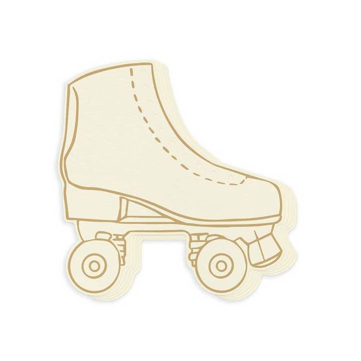 P13 – wholesale Scrapbook – Light Chipboard Album Base Roller Skates, 6X6", 1Set