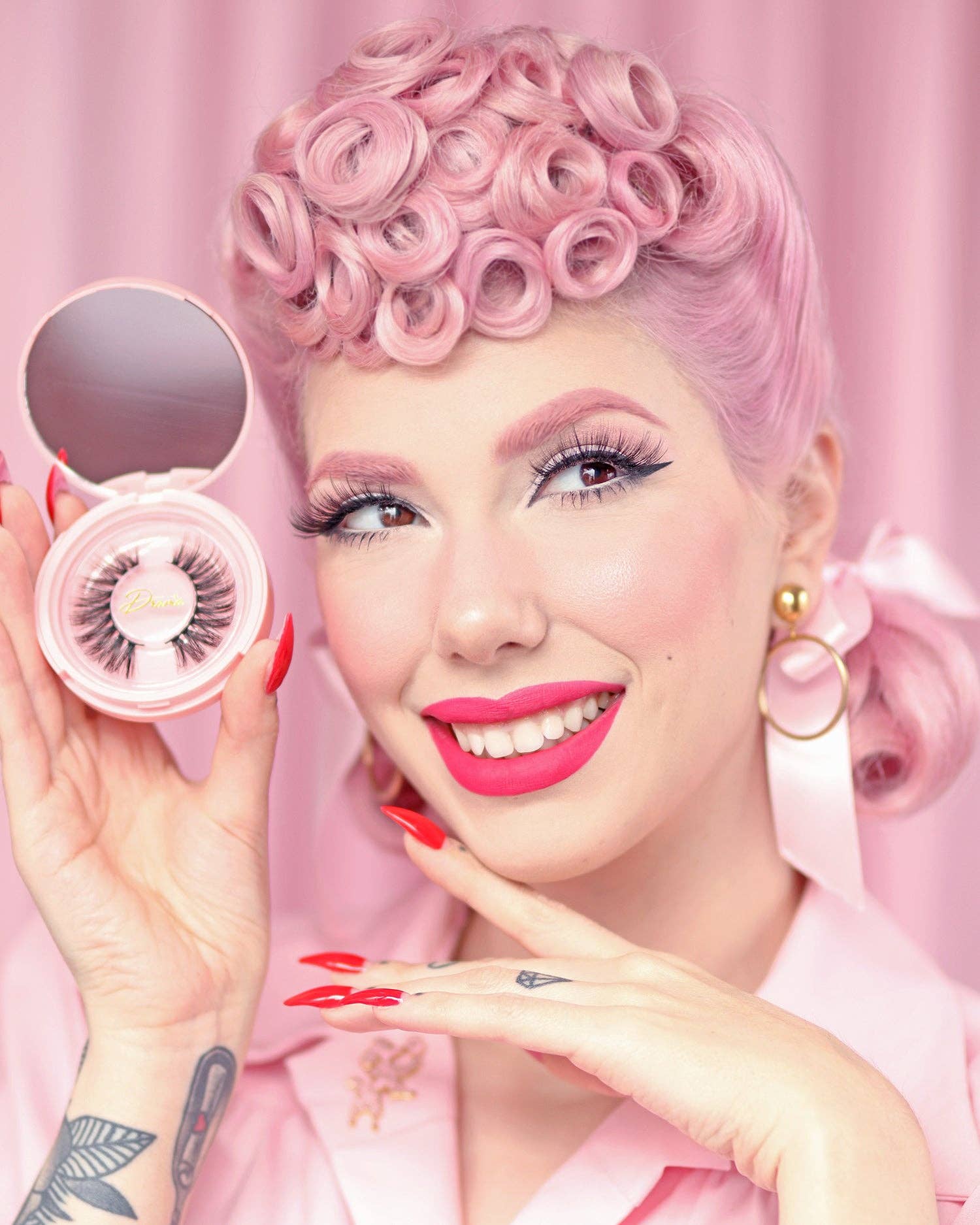 Dafna Beauty – wholesale False/fake eyelashes – D Poodle Collection- Lashes in Compact15