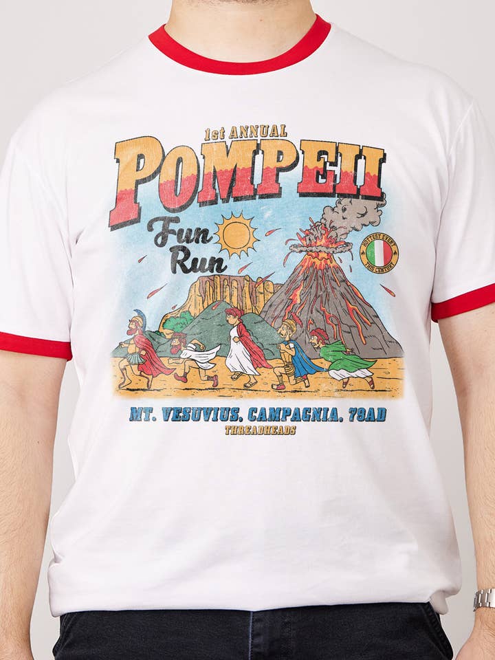 Threadheads - Wholesale Screen printed t-shirt – Men′s - Pompeii Fun Run T-Shirt2
